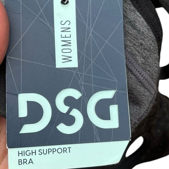 DSG Women's Heather Gray High Support Sports Bra, Size XS, NWT - Picture 5 of 7